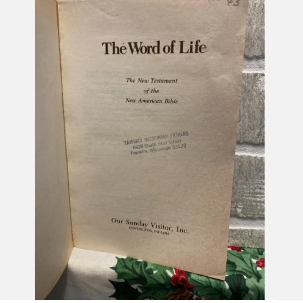 WORD OF LIFE The New Testament Of The New American Bible Study Guide